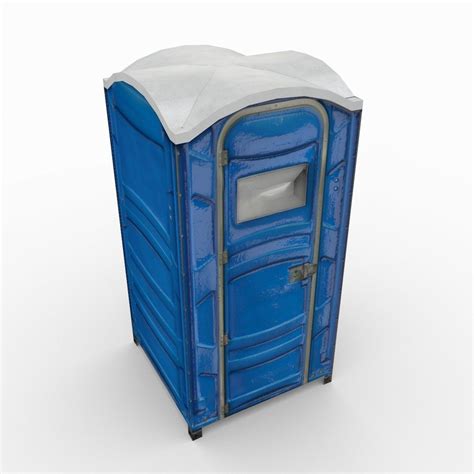 3d Model Portable Toilet Vr Ar Low Poly Cgtrader