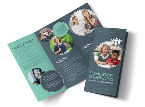 Elementary School Counseling Tri-Fold Brochure