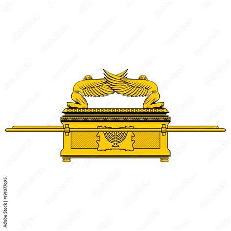 The Ark Of The Covenant Is The Shrine Of The Jewish People Stock Vector