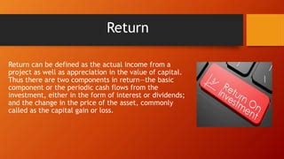 Presentation on Fundamentals of Investment | PPTX