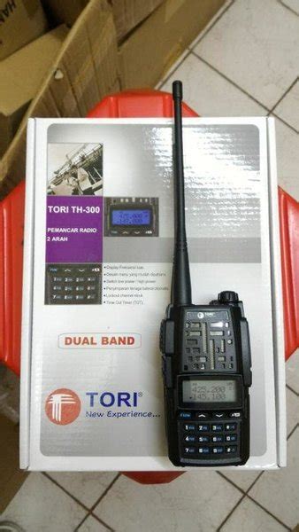 Jual TERBARU Radio Ht Toriphone Th 300 8 Wat Dual Band Batre 3200 M