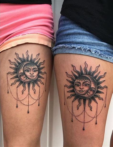 50 Meaningful And Beautiful Sun And Moon Tattoos KickAss Things