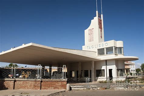 Futurist Modernist Building In Asmara Eritrea Photograph by JM Travel ...