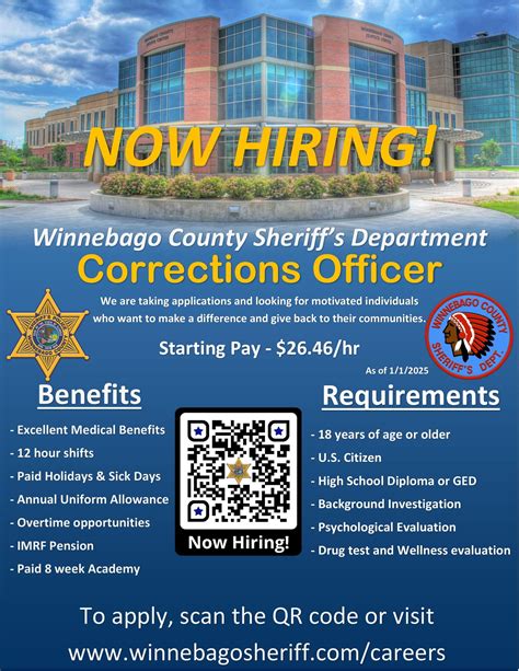 Sheriff - JOIN OUR TEAM: Winnebago County Sheriff’s Office Lowers