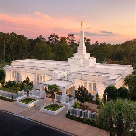 Columbia Temple Evening Light Lds Temple Pictures