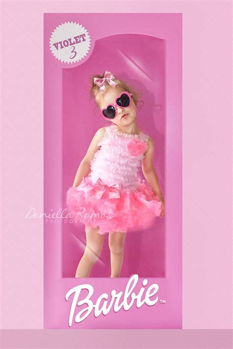 Barbie Box Digital Backdropbackground Etsy