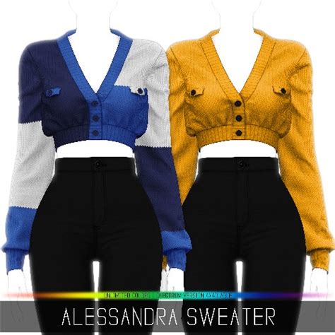 Install Simpliciaty S Alessandra Sweater The Sims 4 Mods CurseForge