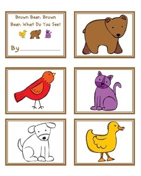 Story Sequencing Activity Cards Retelling Center Brown Bear Brown Bear