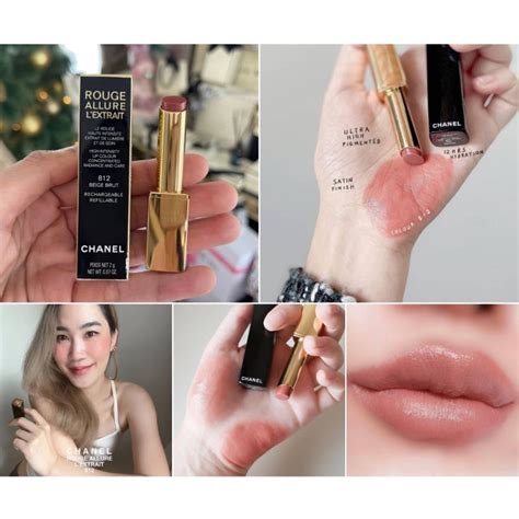 Beige Brut Chanel Rouge Allure L Extrait Lip G Shopee