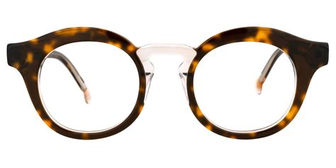 Carmona Round Tortoise Eyeglasses