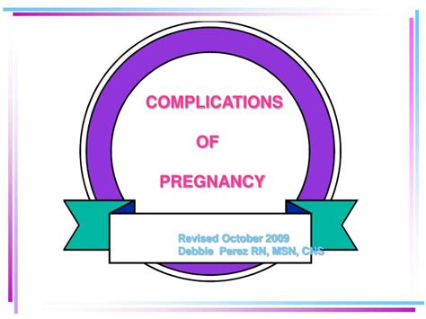 Ppt Complications Of Pregnancy Powerpoint Presentation Free Download