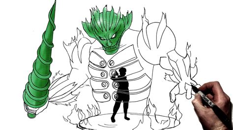 How To Draw Shisui Susanoo Step By Step Naruto Youtube