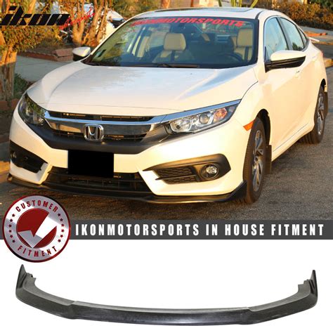 Civic Th Gen Sedan And Coupe Cs Style Front Bumper Lip Pu