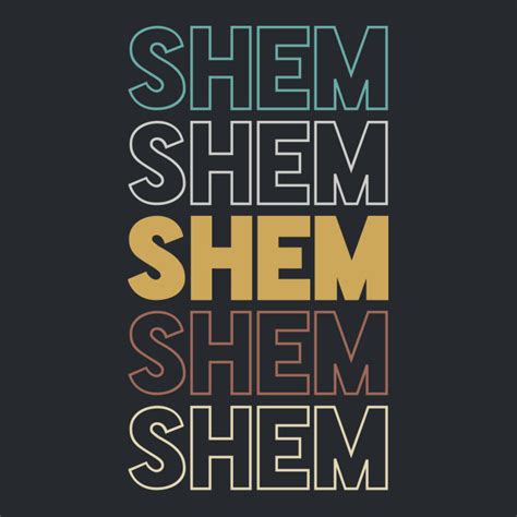 Shem Shem Shem Shem Shem Flat Bill Snapback Cap By Topseller - Artistshot