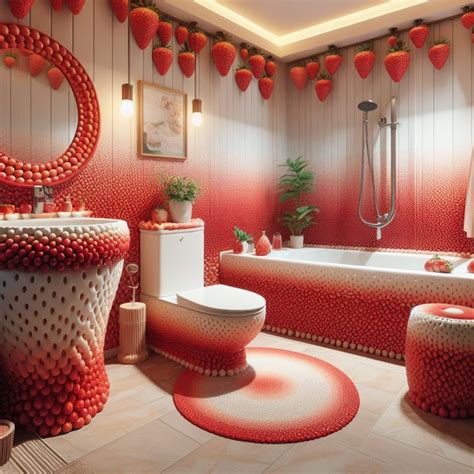 Transform Your Space With A Strawberry Inspired Bathroom Tips And Ideas