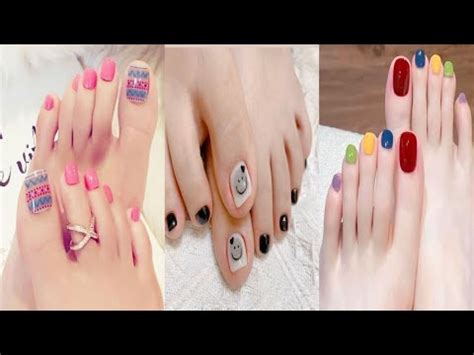 Jubilant Designs Of Pedicure Toe Nailart Designs Mesmerising Feet Toe