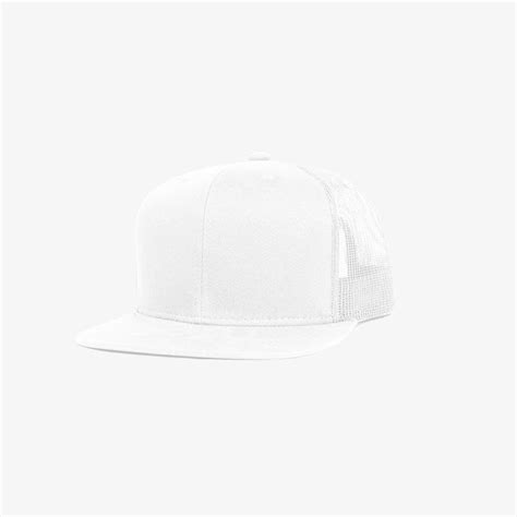 Bone Aba Reta Branco - Boné aba reta branco em brim e tela – One Color – Hurdle
