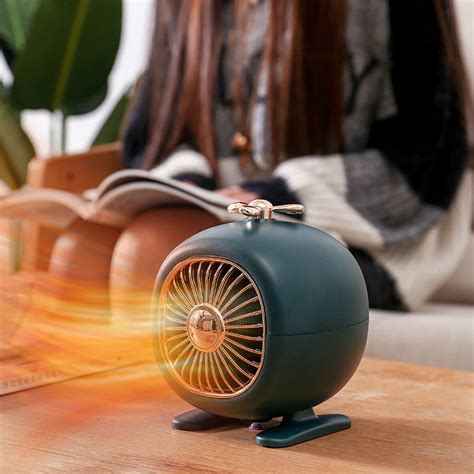 Portable Heater Desk Watt Electric Table Ptc Mini Fan Heater