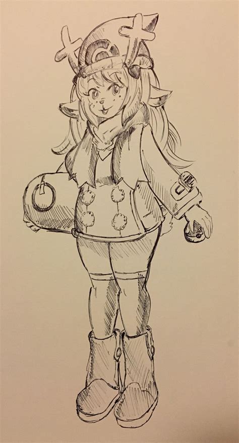 Deltarune X Pokemon Noelle As Dawn 2 By Pikapika212 On Deviantart