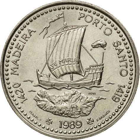 434988 Monnaie Portugal 100 Escudos 1989 SUP Argent KM 647a