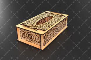 Tissue Box Laser Cut Svg Tissue Box Set Graphic By Laijuakter