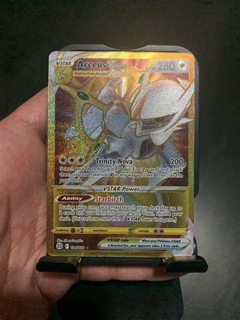 Arceus VSTAR Gold 184 172 Secret Rare Pokemon Cards TCG Brilliant