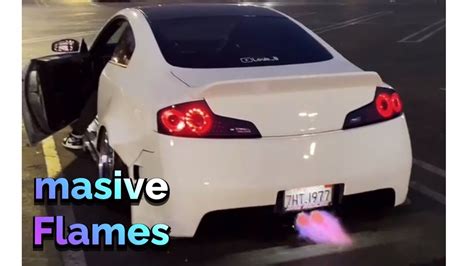 How To Make Your Car Shoot Massive Flames Test Pipe Install Youtube