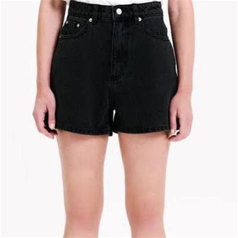 Nude Lucy Organic Mom Denim Shorts Size Depop