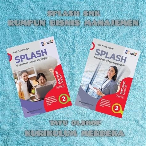 Jual Buku Kurikulum Merdeka Splash English Rumpun Bisnis SMK Kelas 11