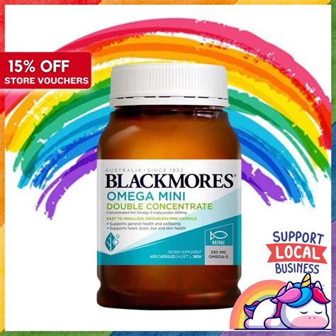 Crazy Sale Blackmores Omega Mini Double Concentrate 400 Capsules