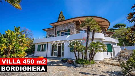 Villa For Sale In Bordighera Overlooking The French Riviera Youtube