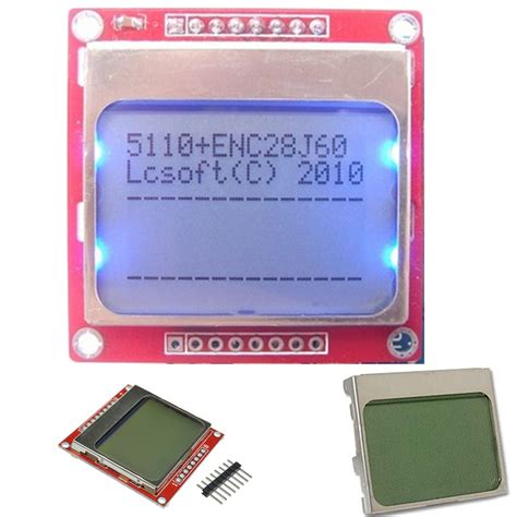 DIY Blue White 84 48 Nokia 5110 LCD Display Screen Module Module