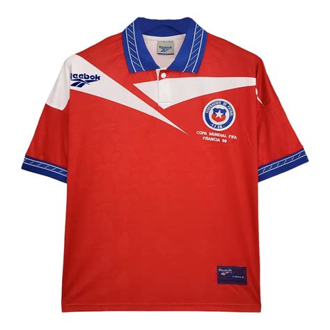 Camiseta Selección Chilena Reebok Local 1998 Retro -Sinergia Store