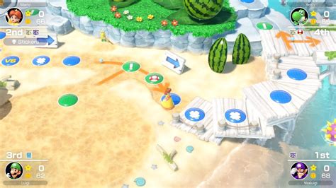 Mario Party Superstars Yoshi S Tropical Island Daisy Vs Yoshi Vs