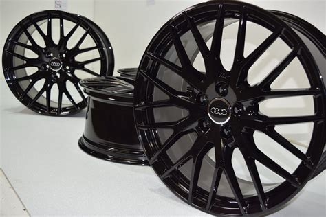 21″ AUDI SQ5 Q5 RIMS WHEELS FACTORY OEM BLACK A4 S4 RIMS Q5 21 ...