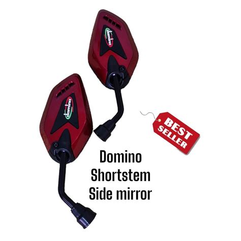 Honda Tmx Alpha Red Domino Side Mirror Easy To Install Shopee