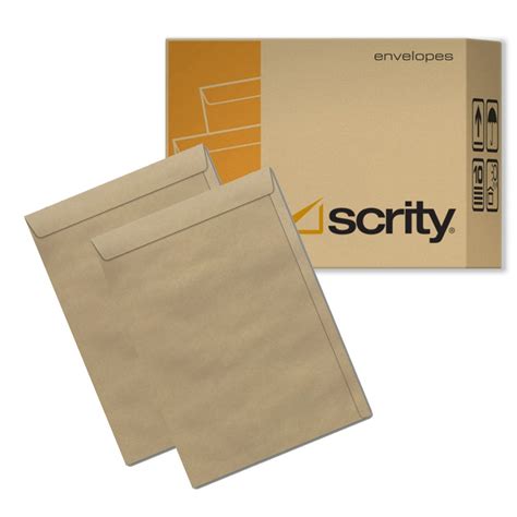 Envelope Saco Kraft Natural Pardo SKN325 176X250 Scrity