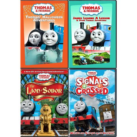 Amazon.com: Thomas and Friends 4 Pack (4 Disc DVD - 18 Episodes and 2 ...