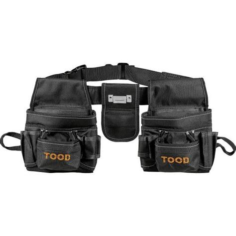 TOOD Ceinture Porte Outils Avec 2 Poches Multicompartiments Cdiscount