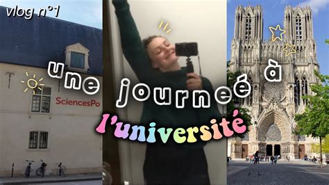 Uni Vlog Une Journ E Avec Moi Sciences Po Euram Youtube