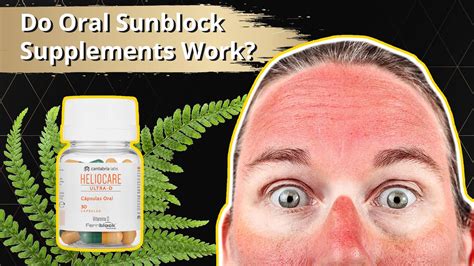 Do Oral Sunblock Supplements Work Radium Medical Aesthetics YouTube