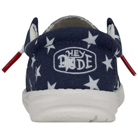 Hey Dude Boys Wally Youth Patriotic Slip On Shoes American Flag Clearys Shoes And Boots