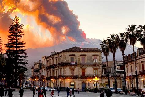 Mount Etna Spews Ash And Lava Into Sicilian Sky In Record Breaking