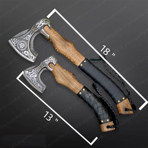 Custom Gift Viking Forged Axe Ragnar Viking Axe Personalised Hatchet