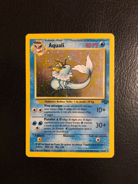 Jungle Vaporeon Aquali Holo Fr Ab Kaufen Auf Ricardo