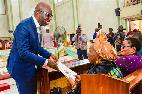 Obaseki Celebrates Princess Emovon At 90 Hails Kindness Generosity