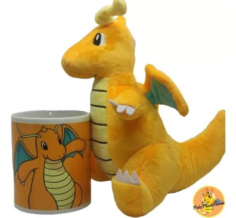 Dragonite Peluche Pokemon Promo Más Taza Cuotas sin interés