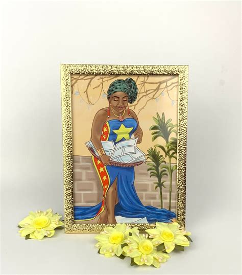 Traditional Congolese Art Illustration - Etsy