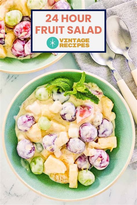 24 Hour Fruit Salad Vintage Recipes