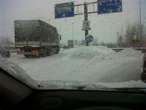 Neve E Gelo La Situazione Sulle Autostrade